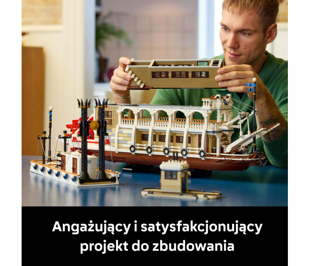 LEGO Ideas 21356 Parowiec rzeczny - 1342321 - zdjęcie 5